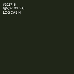 #202718 - Log Cabin Color Image